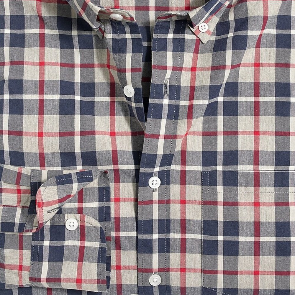 NWT J Crew LS Flex Washed Classic